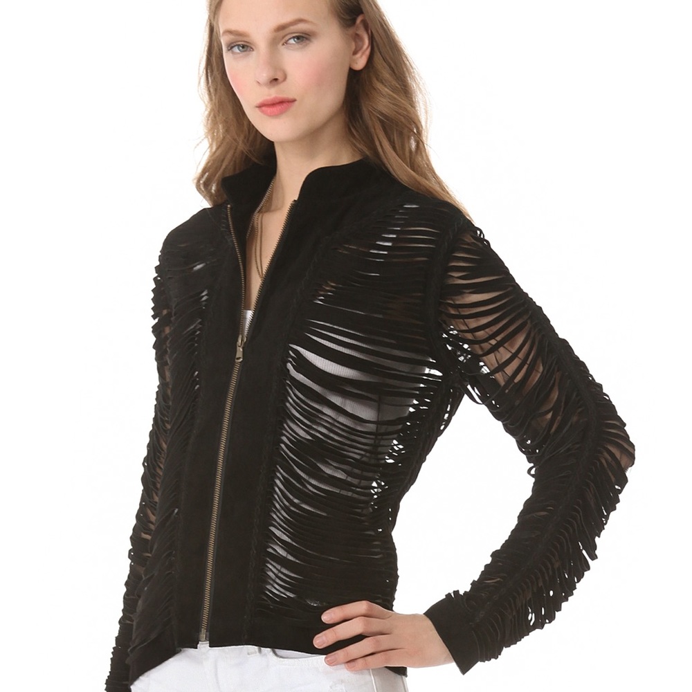 SW3 Suede cut out jacket new condition